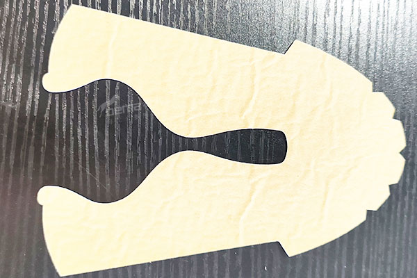 得馬高速裁切機F11切割的樣品